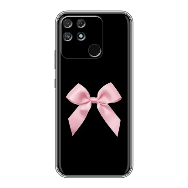Чехол с рисунком «Бант на черном» для Realme NARZO 50A Чехол с рисунком «Бант на черном» для Realme NARZO 50A