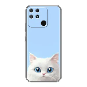 Чохол на тематику: Коти для Realme NARZO 50A (Білий кіт)