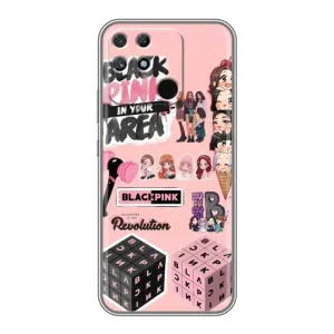 Чохли з картинкою для Realme NARZO 50A (BLACK PINK колаж)