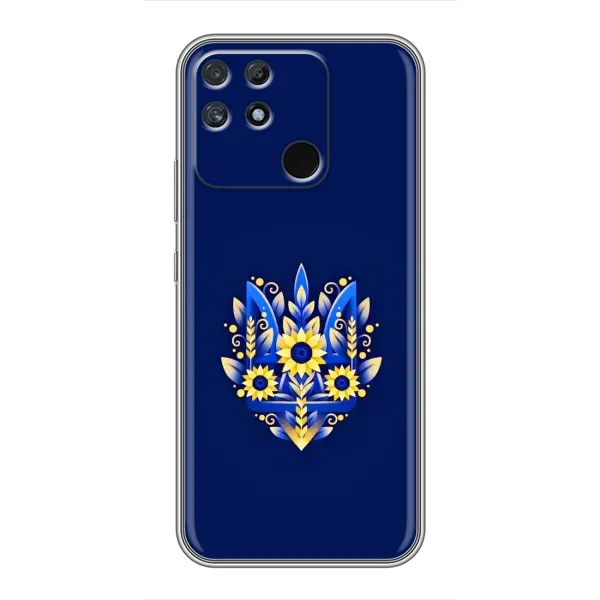Чехол с рисунком «Цветущий Герб» для Realme NARZO 50A