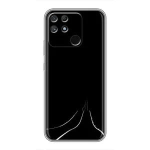 Чехол с картинками на черном фоне для Realme NARZO 50A (Дорога)