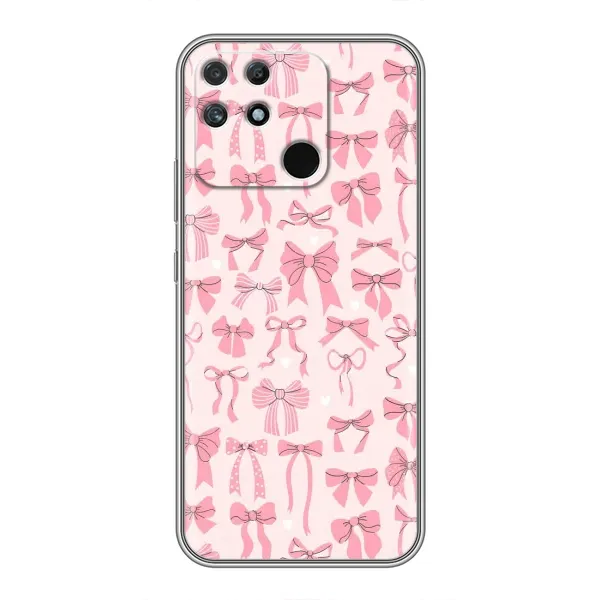 Чехол с рисунком «Фон бантики» для Realme NARZO 50A Чехол с рисунком «Фон бантики» для Realme NARZO 50A