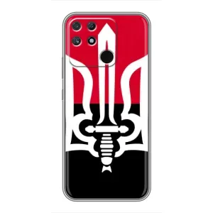 Чехлы УПА (Красно-Чёрный) на Realme NARZO 50A (Герб Украины)