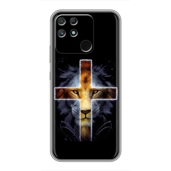 Чехол с рисунком «Иисус Лев» для Realme NARZO 50A Чехол с рисунком «Иисус Лев» для Realme NARZO 50A