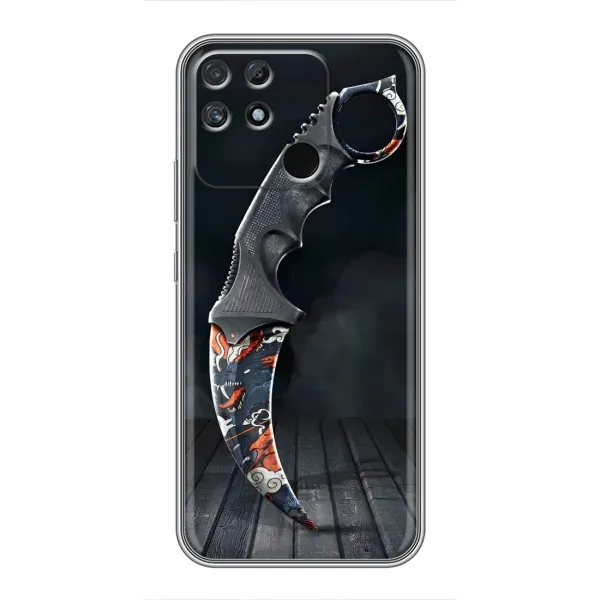 Чехол с рисунком «Кинжал КС ГО» для Realme NARZO 50A