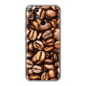 Чехол с изображением вкусной еды для Realme NARZO 50A (Кофе)