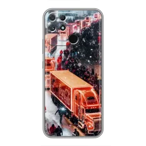 Чехлы на Новый Год Realme NARZO 50A (Кока Кола)