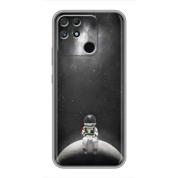 Чехол с рисунком «Космонавт романтик» для Realme NARZO 50A Чехол с рисунком «Космонавт романтик» для Realme NARZO 50A