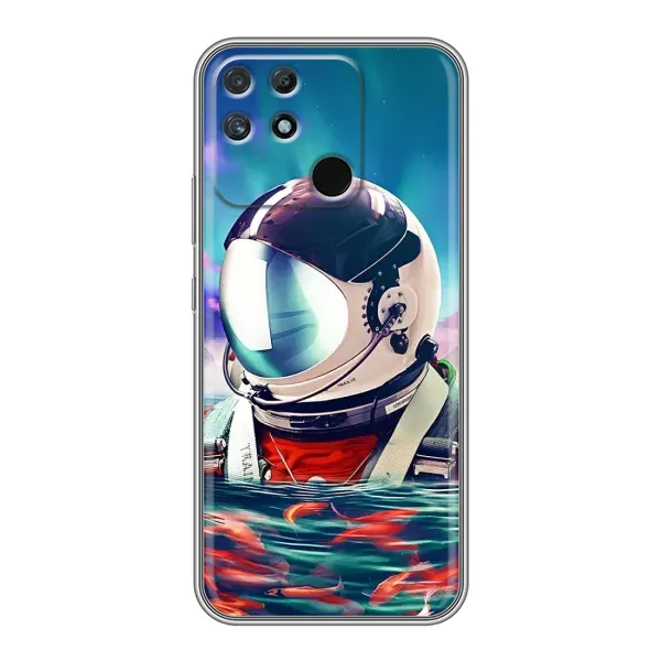 Чехол с рисунком «Космонавт в воде» для Realme NARZO 50A Чехол с рисунком «Космонавт в воде» для Realme NARZO 50A