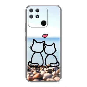 Силіконові Чохли Коханій людині для Realme NARZO 50A (Котейки)
