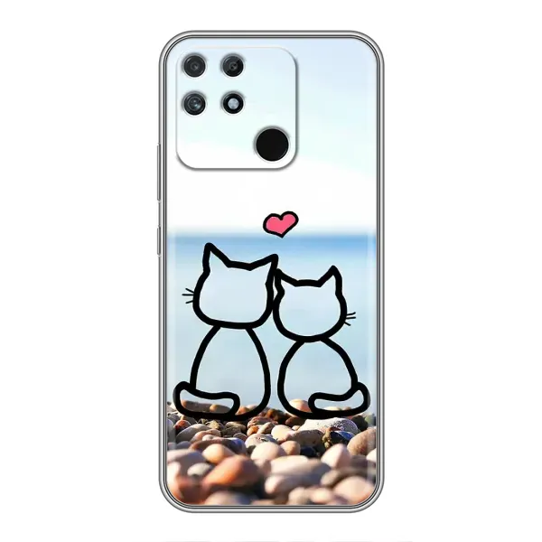 Чехол с рисунком «Котейки» для Realme NARZO 50A Чехол с рисунком «Котейки» для Realme NARZO 50A