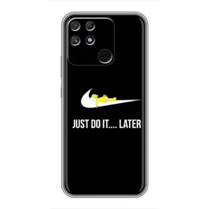 Силіконовый Чохол на Realme NARZO 50A з картинкою НАЙК (Later)