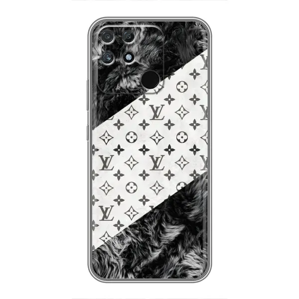 Чехол с рисунком «LV на белом» для Realme NARZO 50A