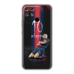 Чехол (TPU) с Футболистом на Realme NARZO 50A (MBAPPE 10)