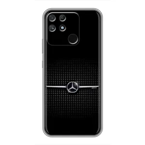 Силиконовый бампер с картинкой машины на Realme NARZO 50A (Mercedes)