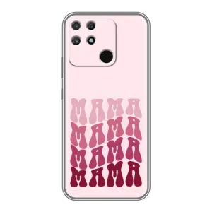 Чехлы на день мамы для Реалми Нарзо 50а (Надпись мама)