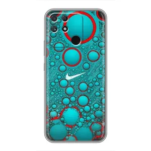 Силіконовый Чохол на Realme NARZO 50A з картинкою НАЙК (Найк зелений)