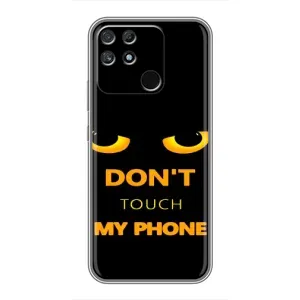 Чехол с Прикольным принтом на Realme NARZO 50A (Не трогай мой телефон)