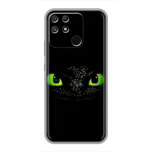 Чехол дракон Беззубик для Realme NARZO 50A (Глаза Беззубика)