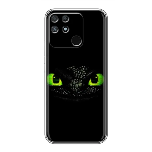 Чехол с рисунком «Глаза Беззубика» для Realme NARZO 50A Чехол с рисунком «Глаза Беззубика» для Realme NARZO 50A