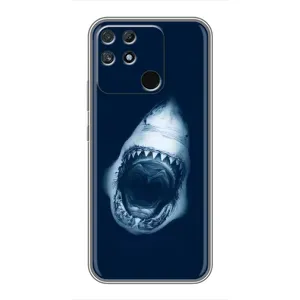 Силіконовий бампер з картинкою звірів для Realme NARZO 50A (Пащу Акули)