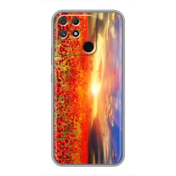 Чехол с рисунком «Поле тюльпанов» для Realme NARZO 50A Чехол с рисунком «Поле тюльпанов» для Realme NARZO 50A