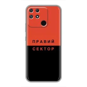 Чехлы УПА (Красно-Чёрный) на Realme NARZO 50A (Правый Серктор)