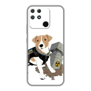 Чехол с принтом Собаки Патрон для Realme NARZO 50A (Пёс Патрон с ракетой)