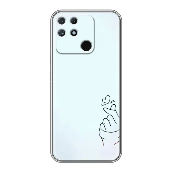 Чехол с рисунком «Сердце на голубом» для Realme NARZO 50A Чехол с рисунком «Сердце на голубом» для Realme NARZO 50A