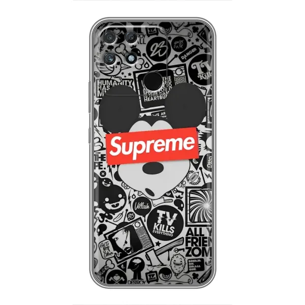 Чехол с рисунком «Supreme Маус» для Realme NARZO 50A Чехол с рисунком «Supreme Маус» для Realme NARZO 50A