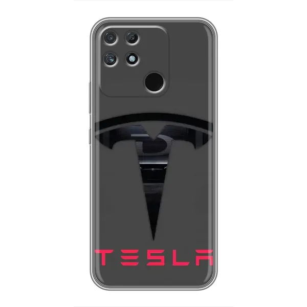 Чехол с рисунком «Logo TESLA» для Realme NARZO 50A Чехол с рисунком «Logo TESLA» для Realme NARZO 50A