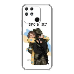 Патриотический Чехол для Realme NARZO 50A (Верим в ЗСУ)