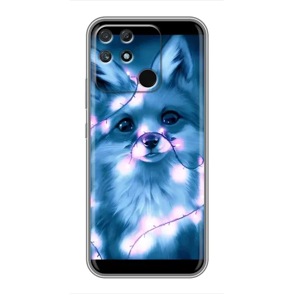 Чехол с рисунком «Яркая Лиса» для Realme NARZO 50A Чехол с рисунком «Яркая Лиса» для Realme NARZO 50A