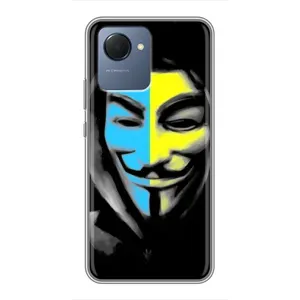Чехол с Украинской символикой на Реалми Нарзо 50и Прайм (Анонимус патриот)