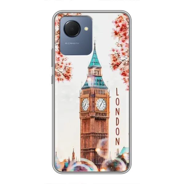 Чехол с рисунком «Часы Лондон» для Realme NARZO 50i Prime Чехол с рисунком «Часы Лондон» для Realme NARZO 50i Prime