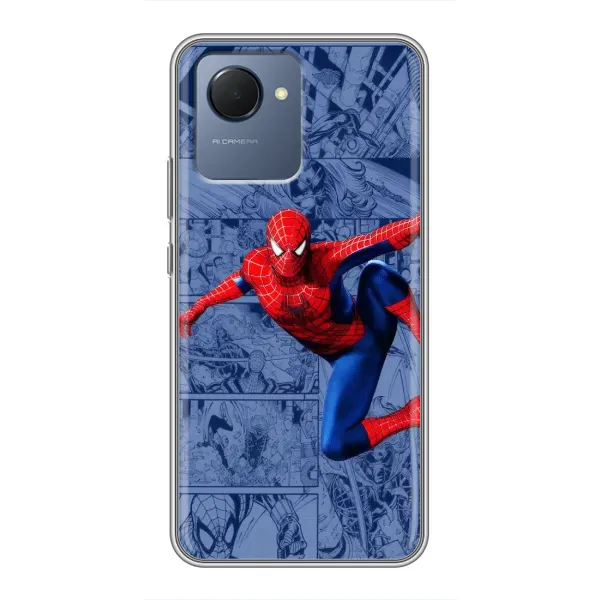 Чехол с рисунком «Человек Паук» для Realme NARZO 50i Prime