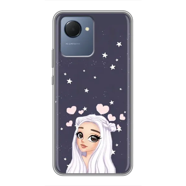Чехол с рисунком «Девушка и сердечки» для Realme NARZO 50i Prime Чехол с рисунком «Девушка и сердечки» для Realme NARZO 50i Prime