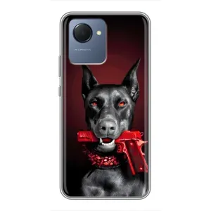 Чехол ДОБЕРМАН для Realme NARZO 50i Prime (Доберман злой)