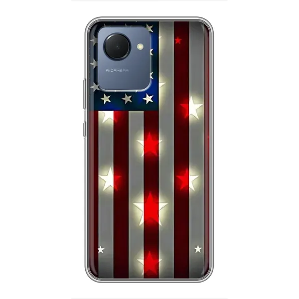 Чехол с рисунком «Флаг США 2» для Realme NARZO 50i Prime