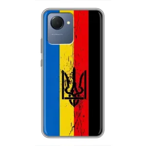 Чехлы УПА (Красно-Чёрный) на Realme NARZO 50i Prime (Флаг УПА)