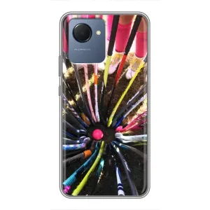 Чехлы с принтом Спортивная тематика для Realme NARZO 50i Prime (Флорбол)