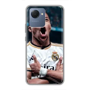 Чехол (TPU) с Футболистом на Realme NARZO 50i Prime (Гол Мбаппе)
