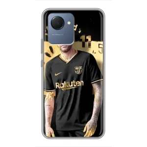 Силиконовый Чехол Realme NARZO 50i Prime (Gold Neymar)