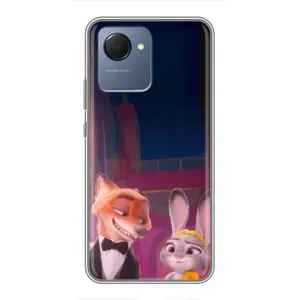 Силиконовый чехол с принтом Зоотрополіс для Realme NARZO 50i Prime (Главные герои)