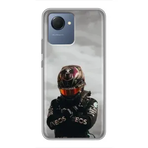 Чехол фильм Формула 1 для Realme NARZO 50i Prime (Хэмилтон 44)
