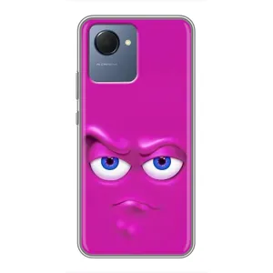 Силиконовые Чехлы (смешные стикеры) для Realme NARZO 50i Prime (Хитрая мордочка)
