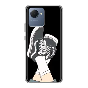 Чехол с Прикольным принтом на Realme NARZO 50i Prime (Кеды)