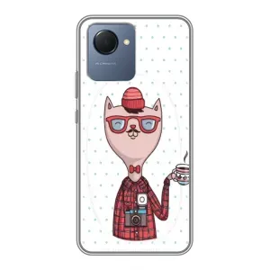 Чехол на тематику: Коты для Realme NARZO 50i Prime (Кот аристократ)
