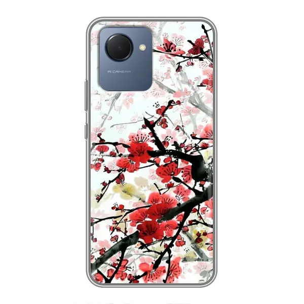 Чехол с рисунком «Красивая Сакура» для Realme NARZO 50i Prime Чехол с рисунком «Красивая Сакура» для Realme NARZO 50i Prime