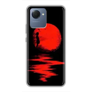 Летний Чехол на Realme NARZO 50i Prime (Красный Закат)